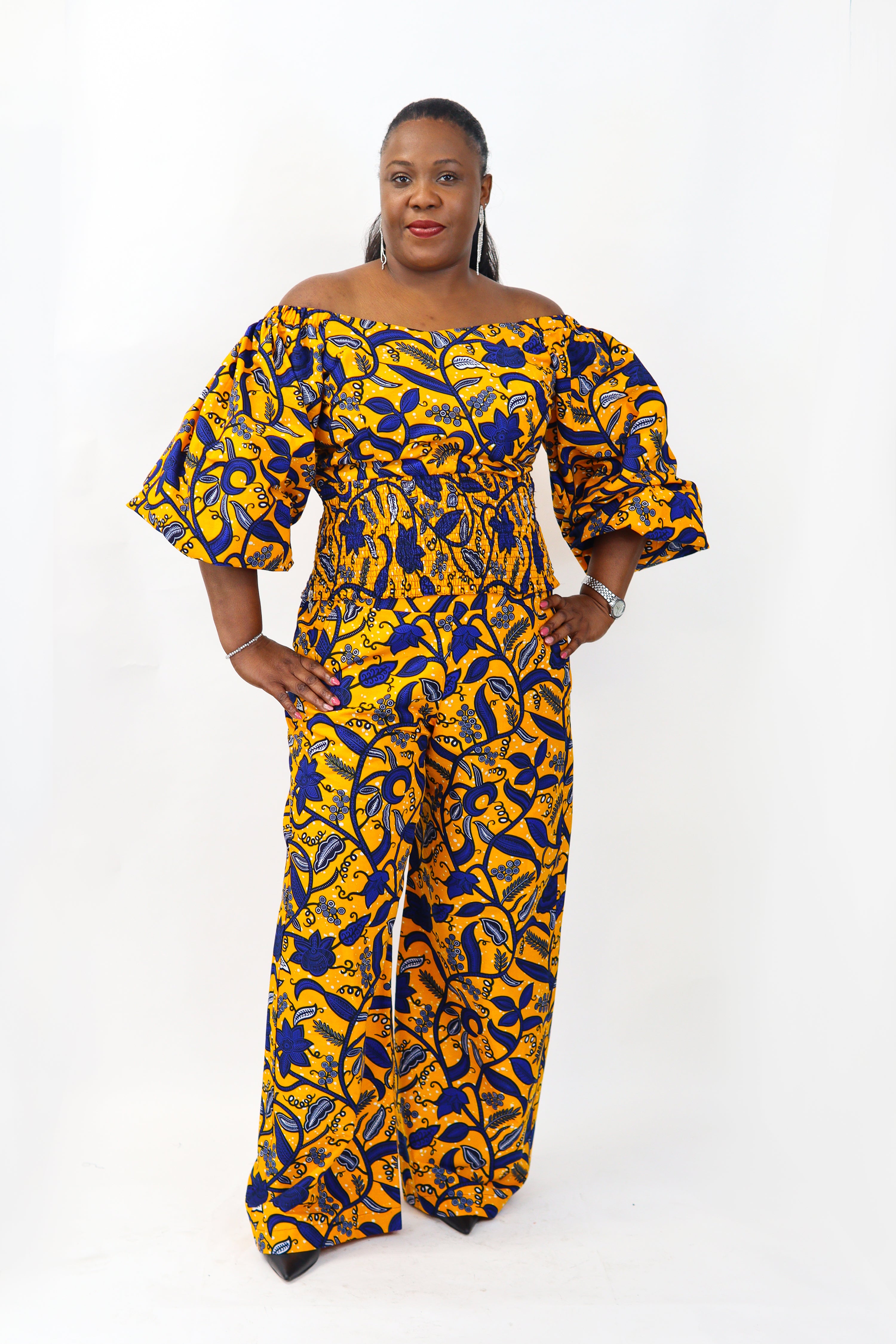 ébène et couleurs styles- ensemble 2 pièces ankara