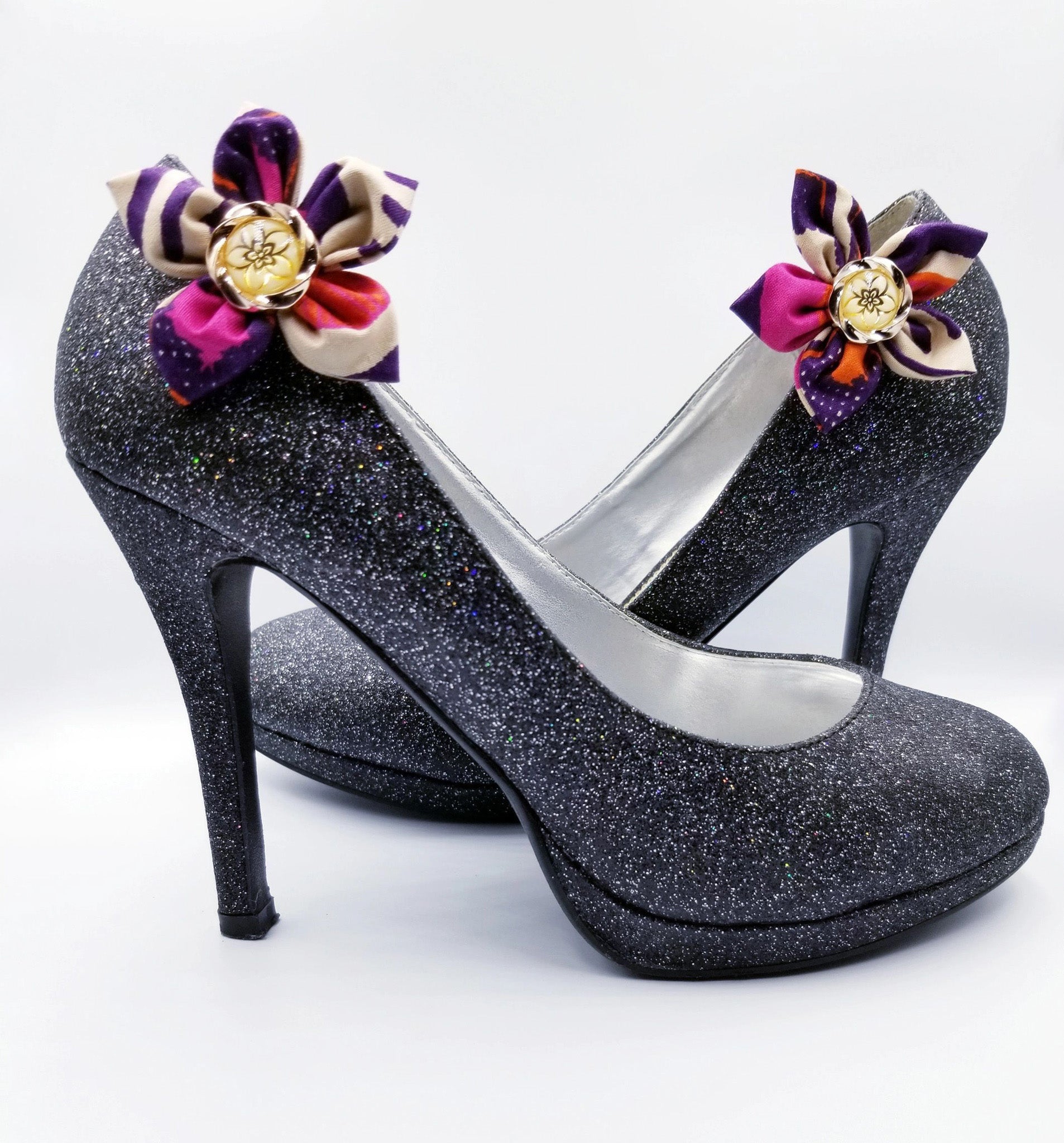 Ébène et Couleurs Styles- col claudine et clips amovibles