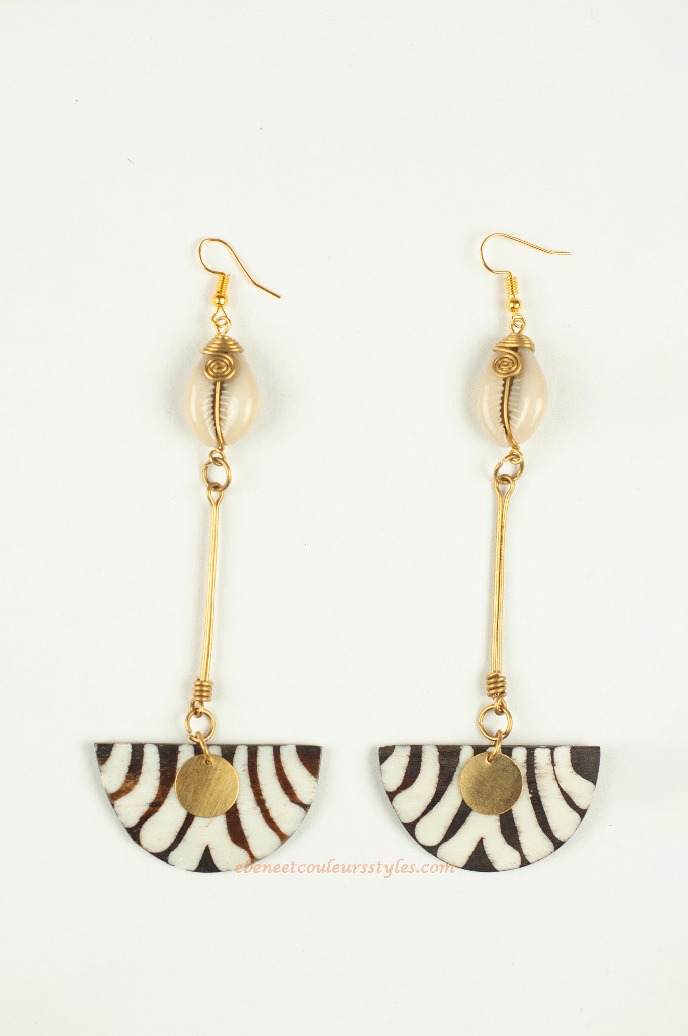 Boucles d'oreilles Zébra 005
