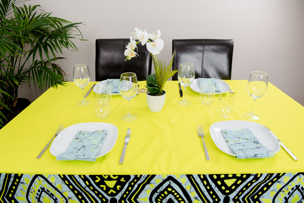 Ébène et Couleurs Styles- set de table-tablecloth
