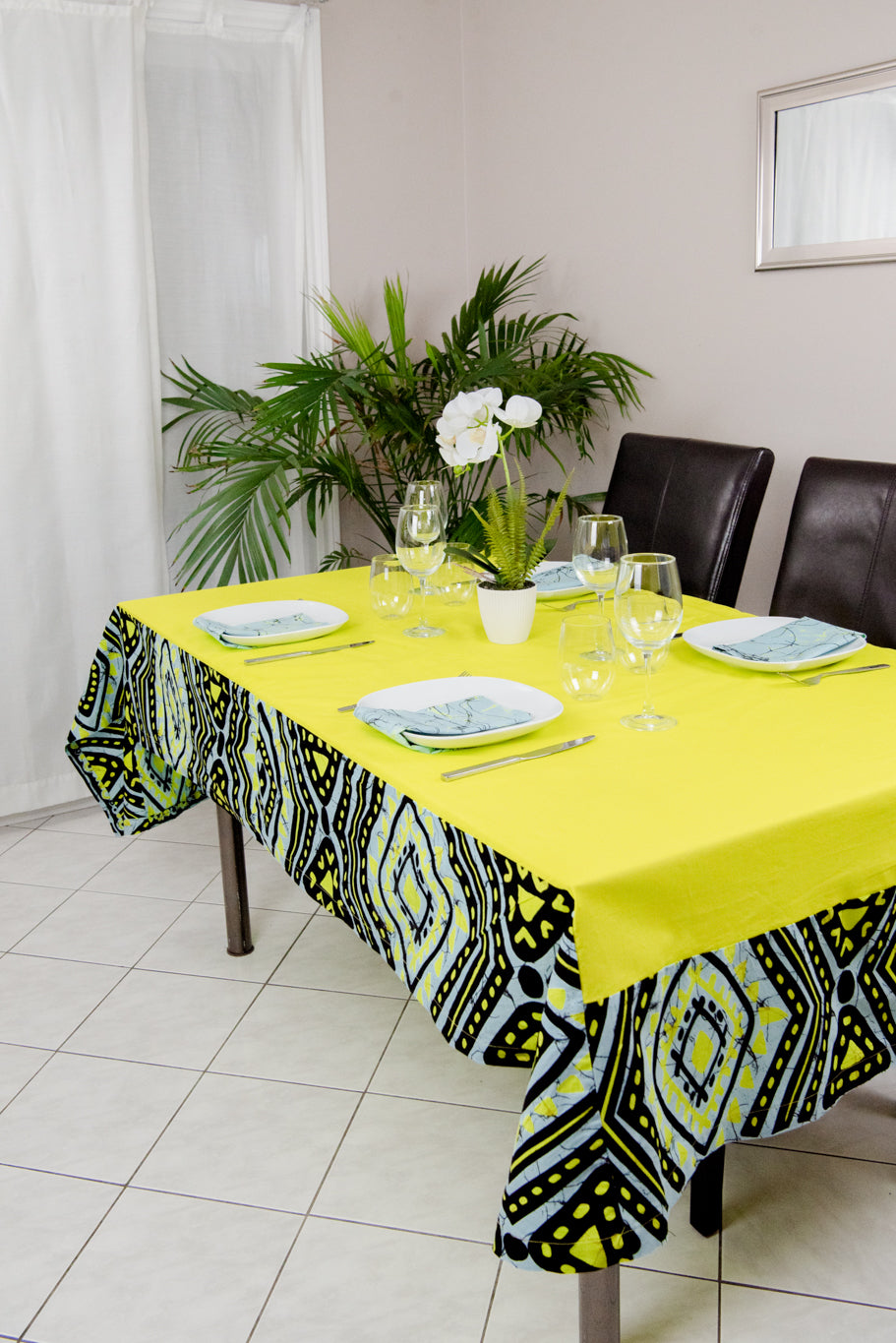 Ébène et Couleurs Styles- set de table-tablecloth