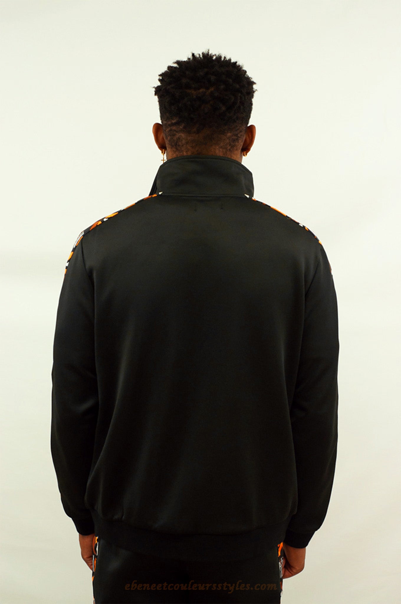 ébène et couleurs styles-veste de survêtement bande ethnique