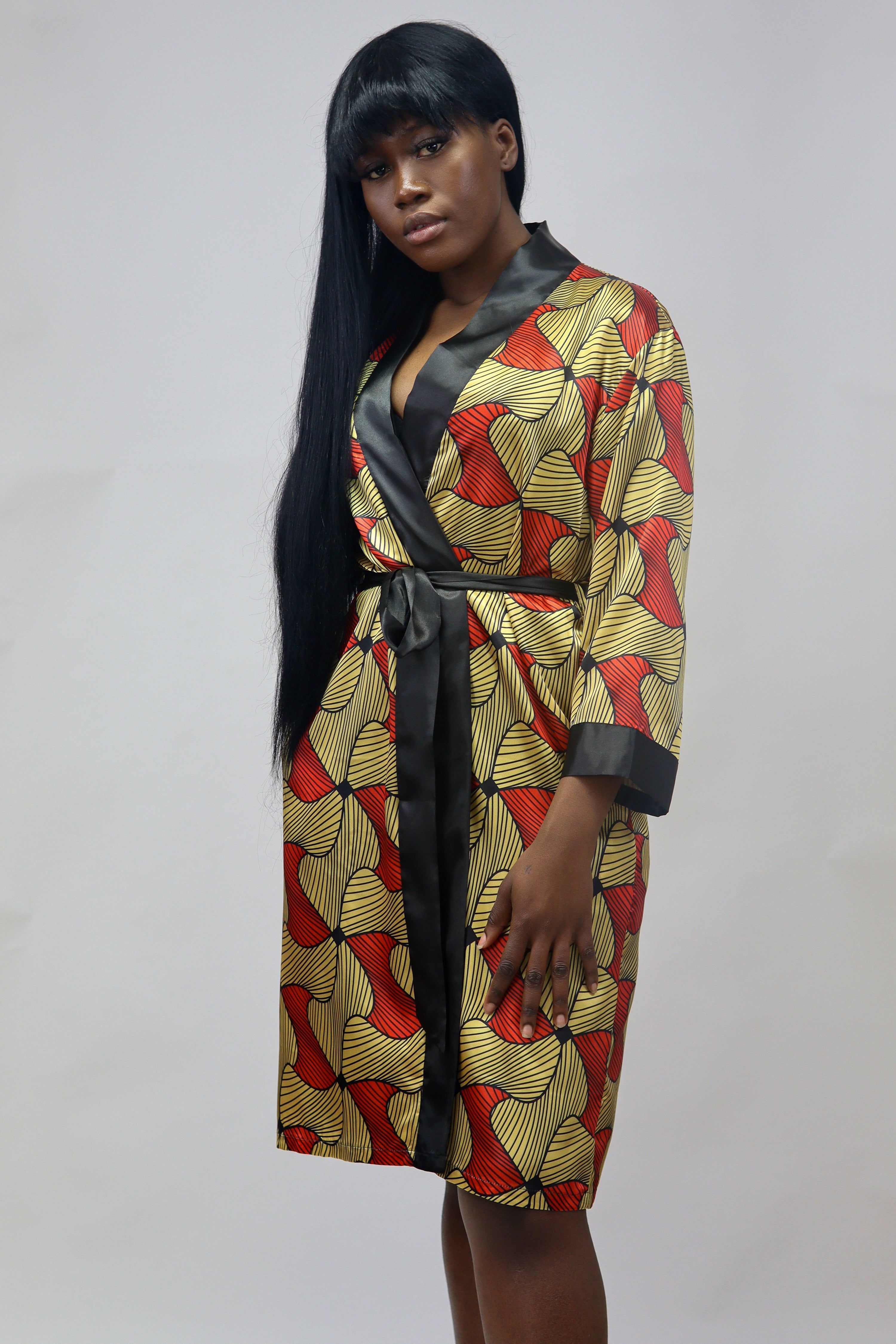 Ébène et Couleurs Styles-peignoir/kimono