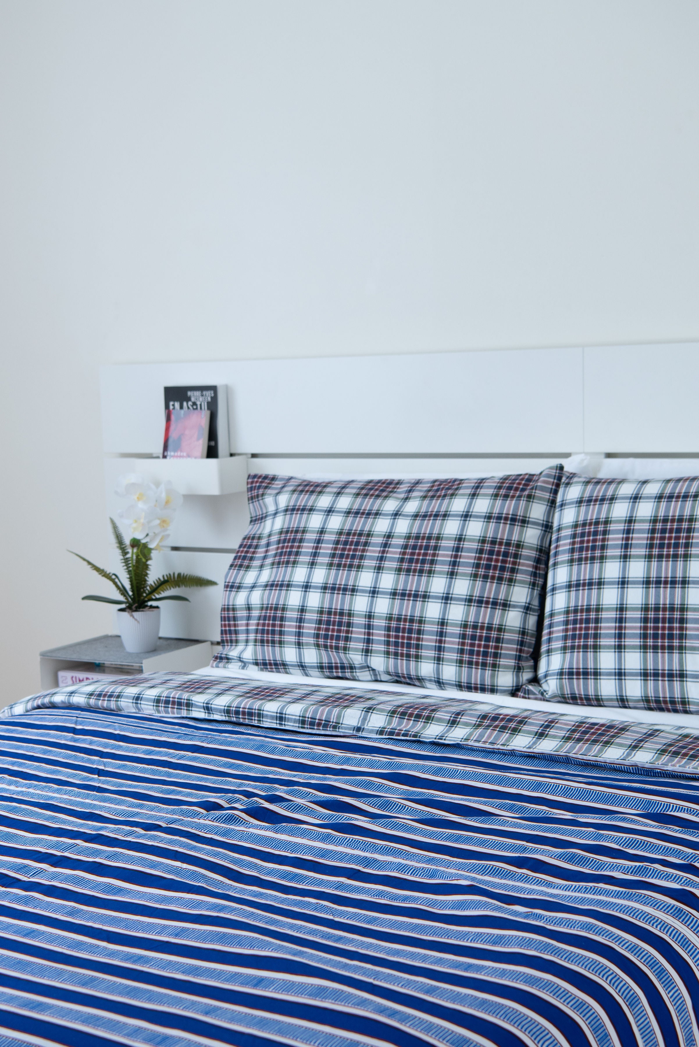 Ébène et Couleurs Styles-Housse de couette double face