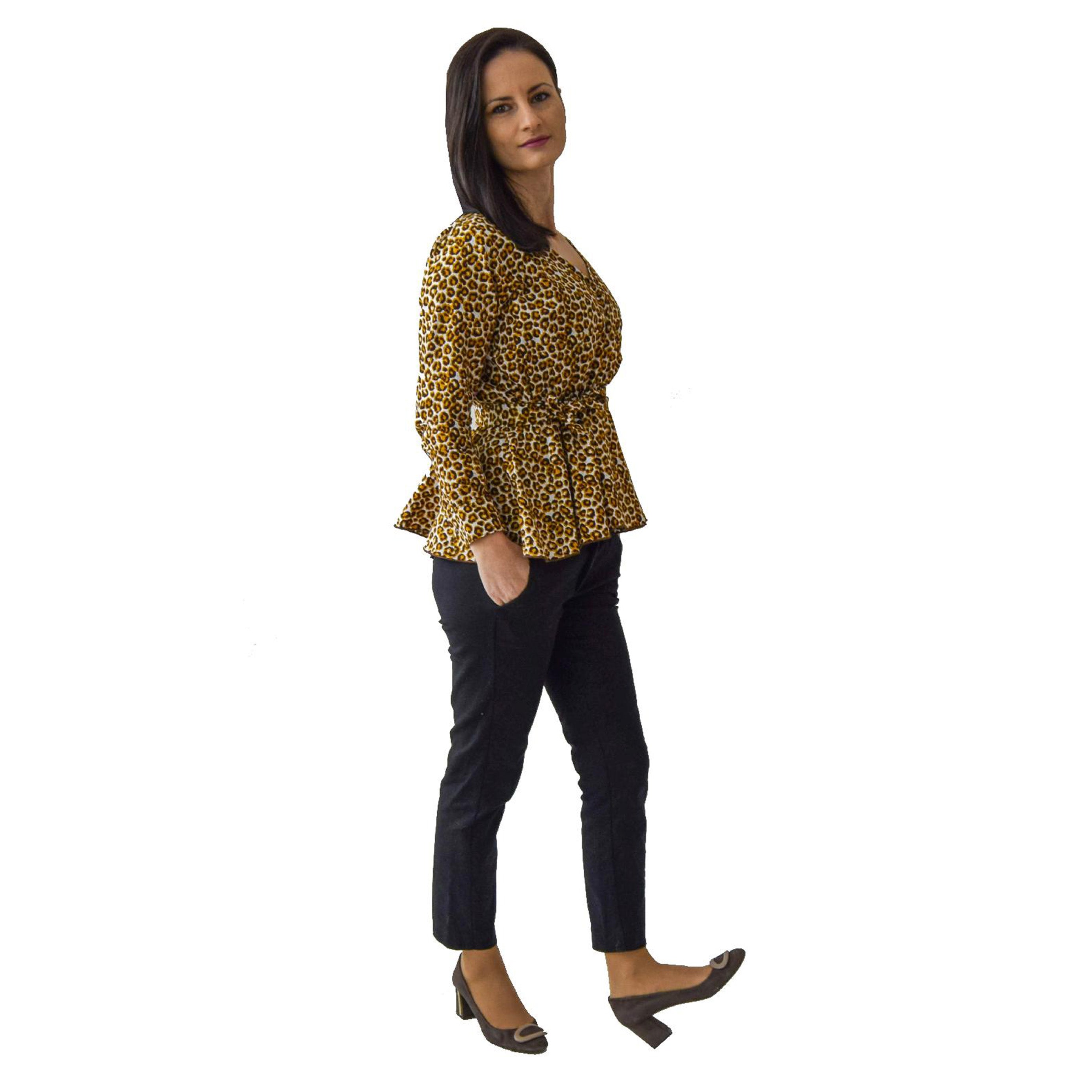 Top Cache-coeur motif animalier