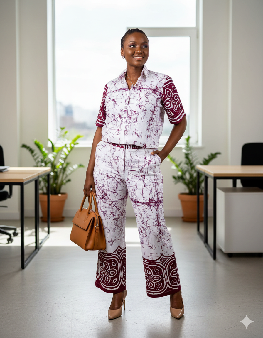 Ensemble femme wax moderne – Look chic et confortable