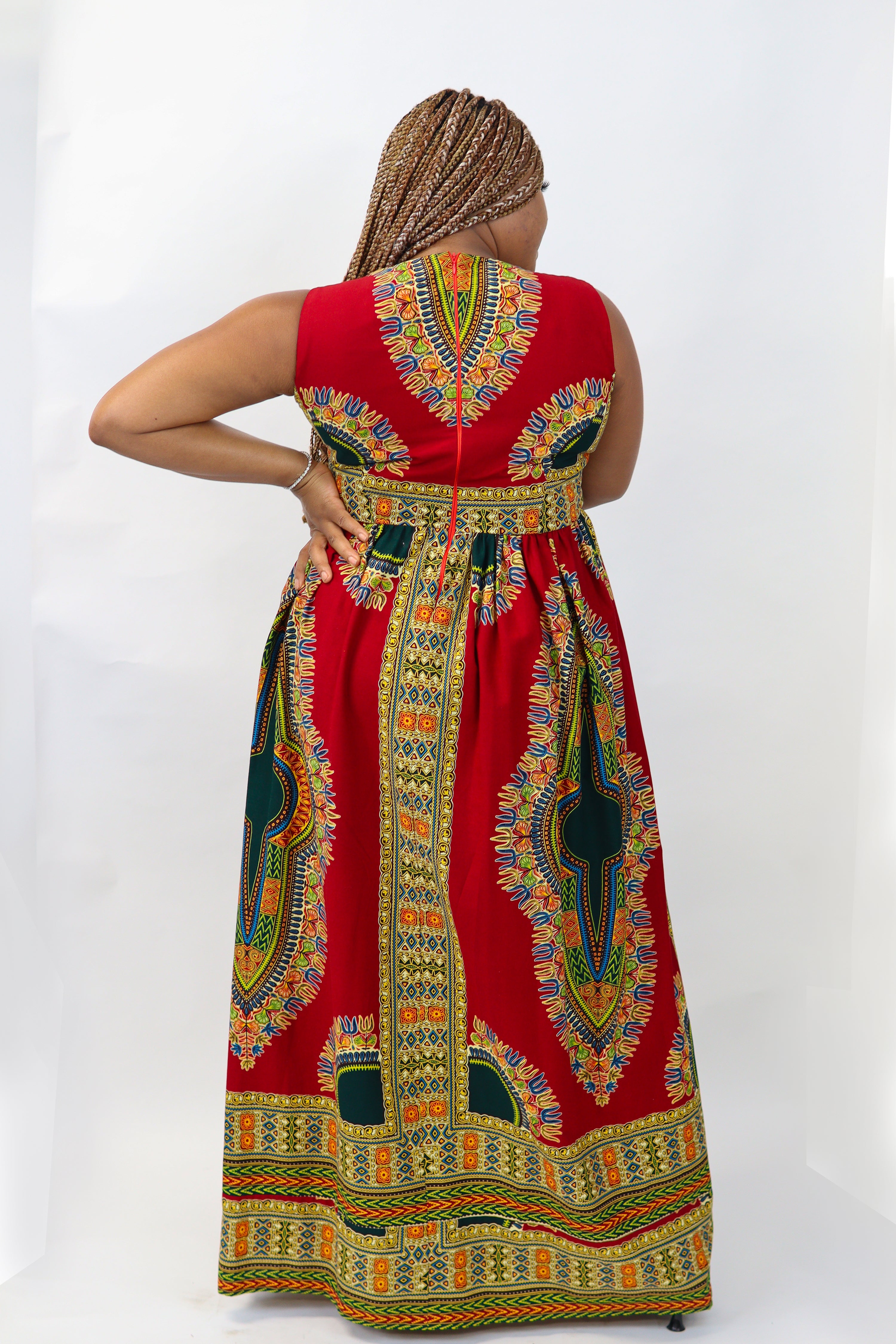 ROBE DASHIKI SANS MANCHE