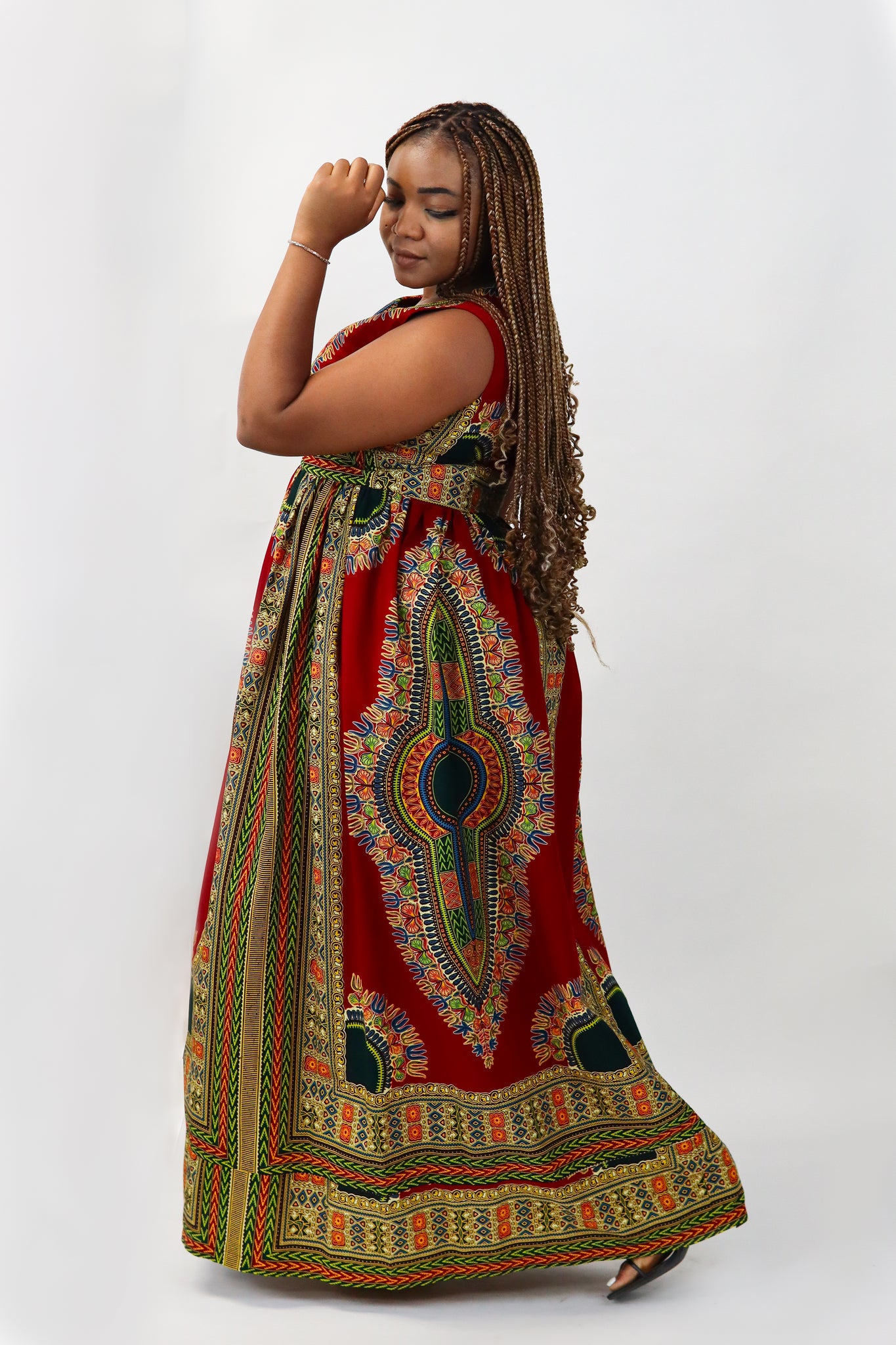 ROBE DASHIKI SANS MANCHE