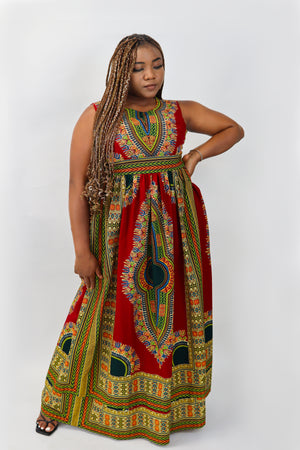 ROBE DASHIKI SANS MANCHE