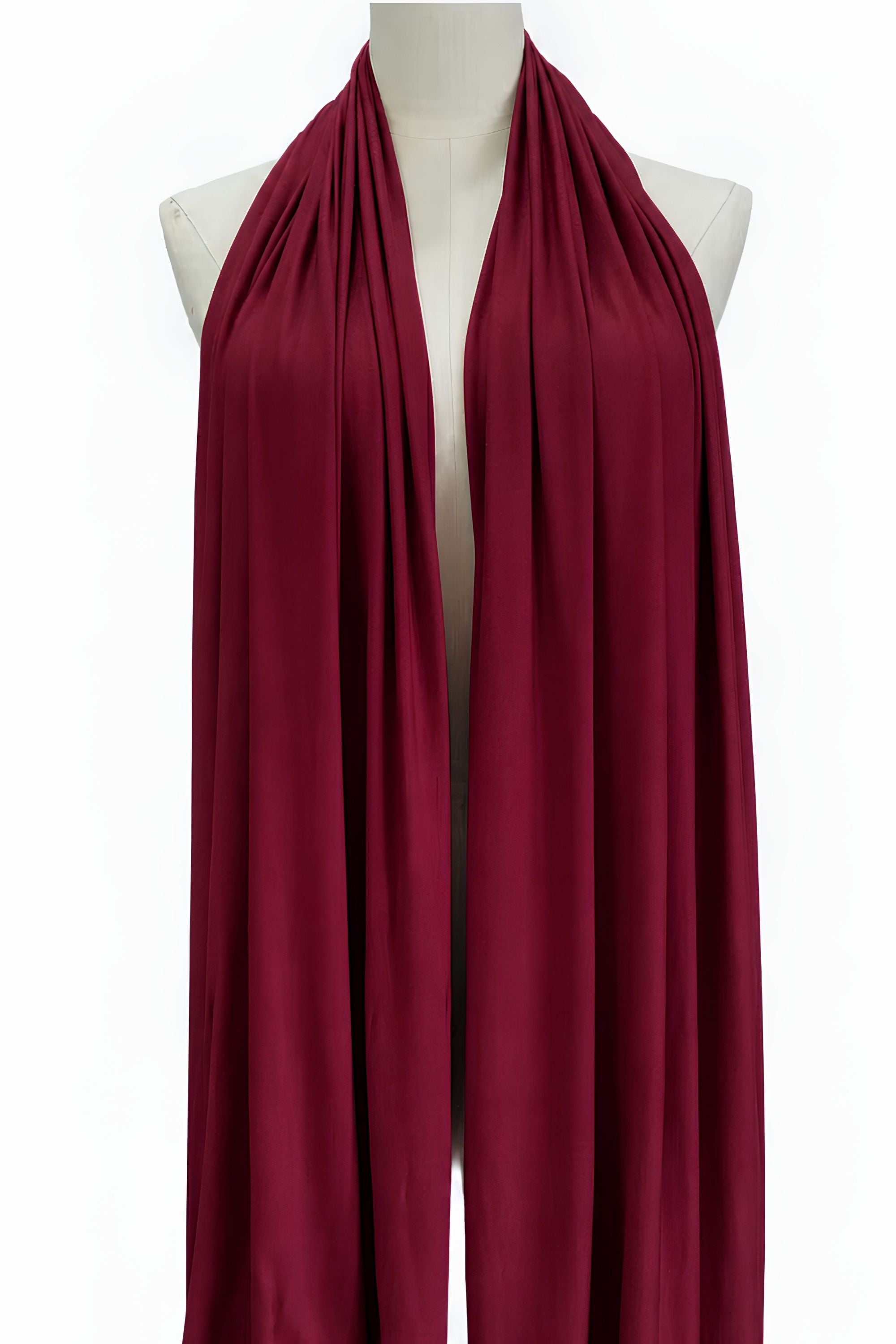 Foulard Jersey hijab Rouge bordeaux