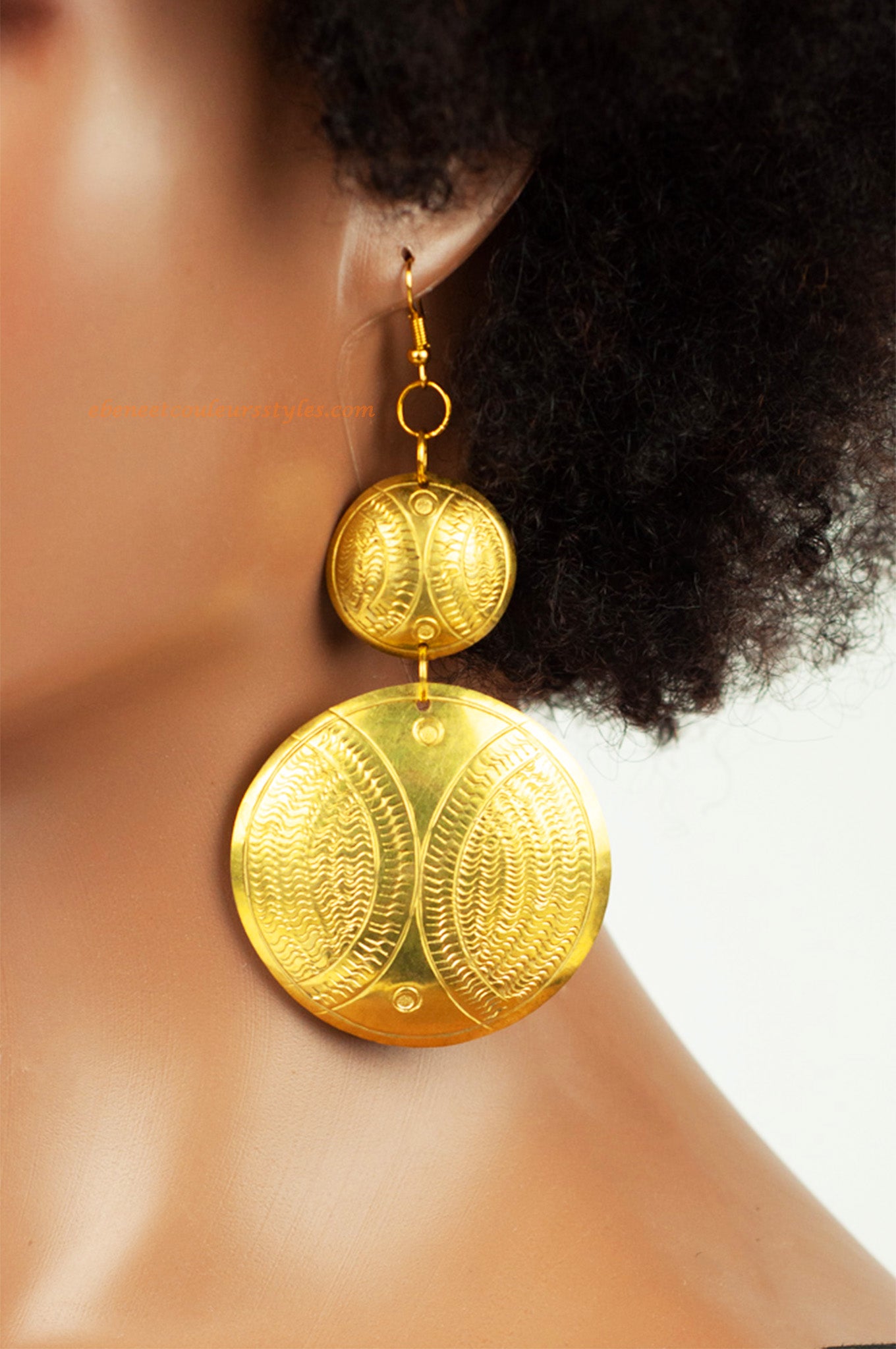 Ébène et Couleurs Styles- Boucles d'oreilles