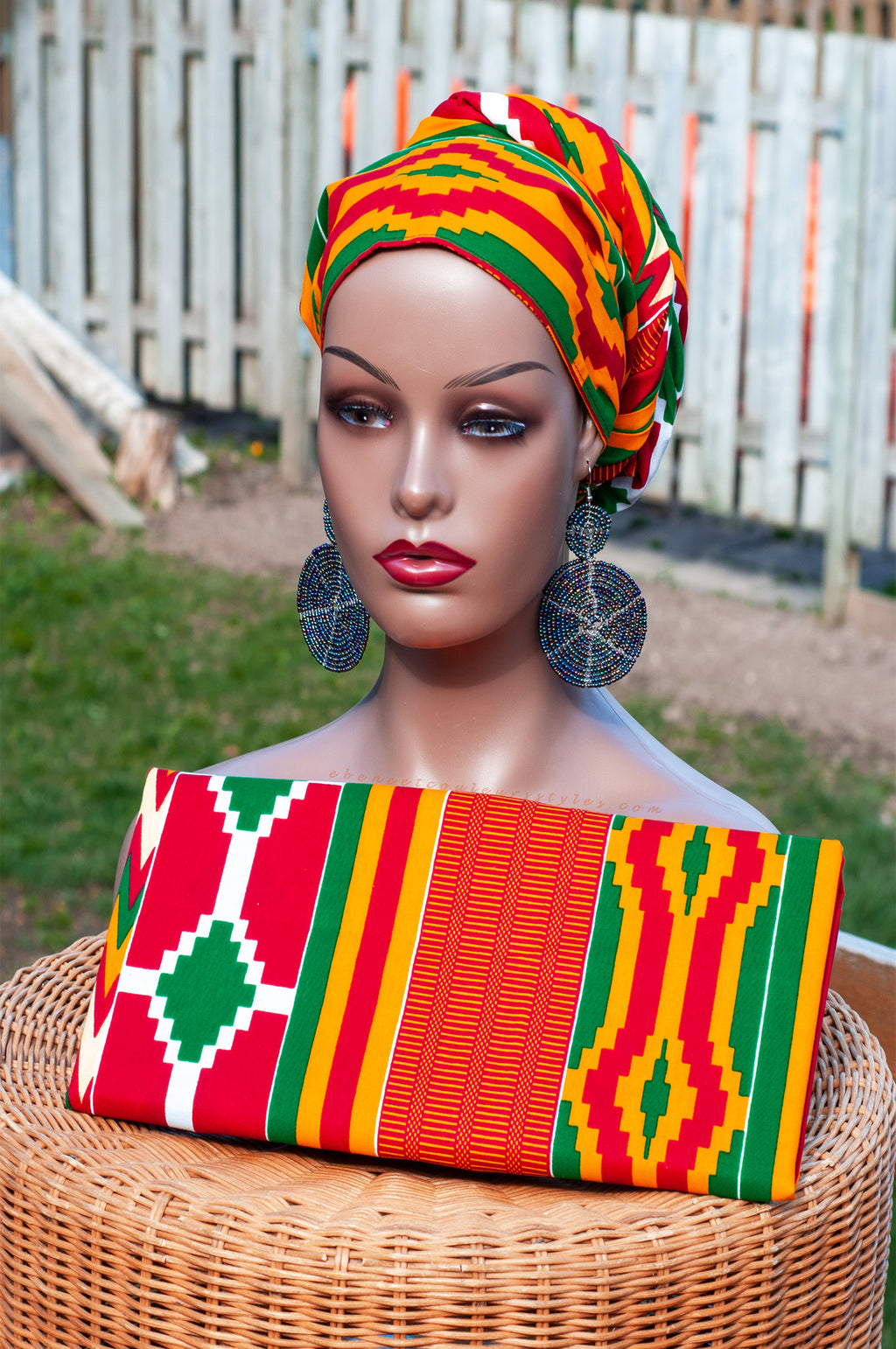 Ébène et Couleurs Styles-Foulard-Headwrap