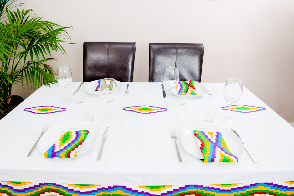 Ébène et couleurs Styles-set de table-tablecloth