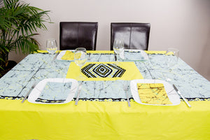 Ébène et Couleurs Styles-set de table-table cloth