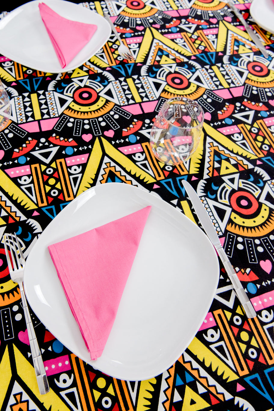 Ébène et Couleurs Styles- nappe-table cloth