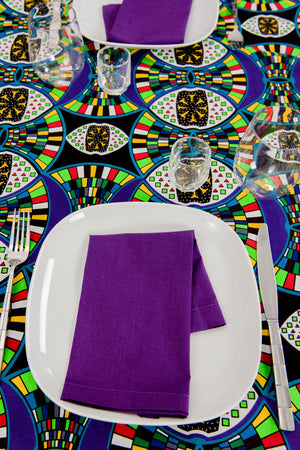 Ébène et couleurs Styles-nappe-table cloth