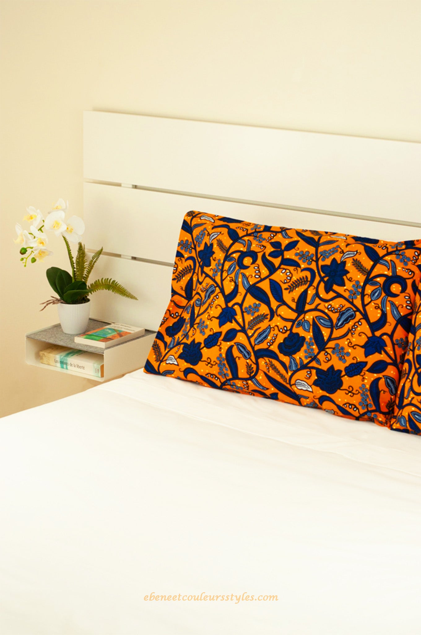 Ébène et Couleurs styles- taie d'oreiller