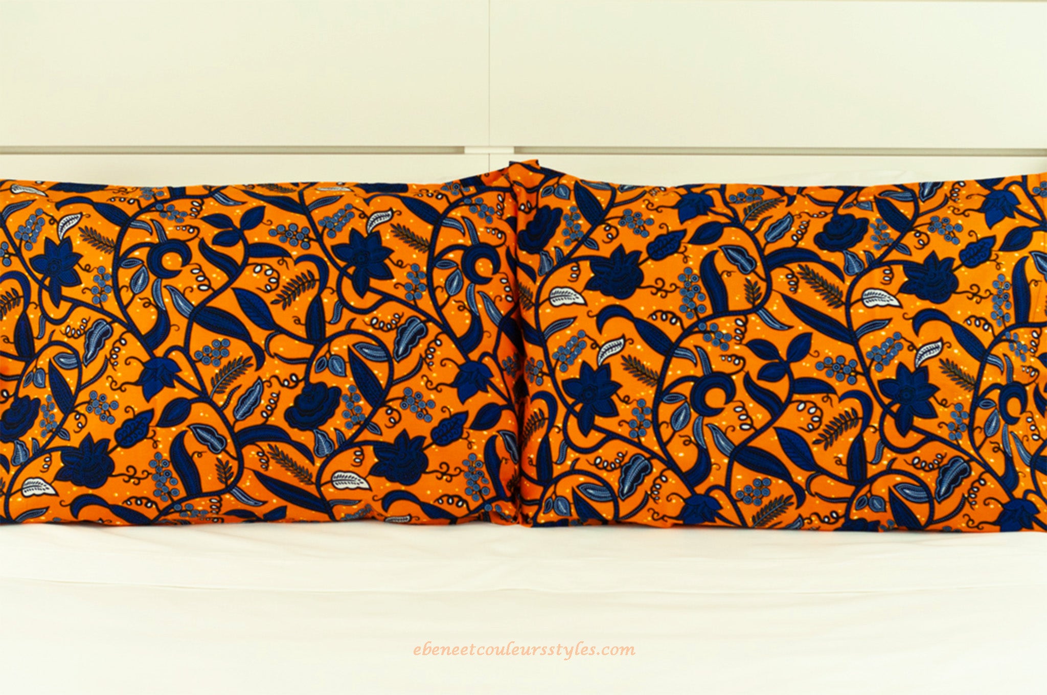 Ébène et Couleurs styles- taie d'oreiller