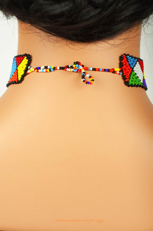 Ébène et Couleurs Styles- collier Massai