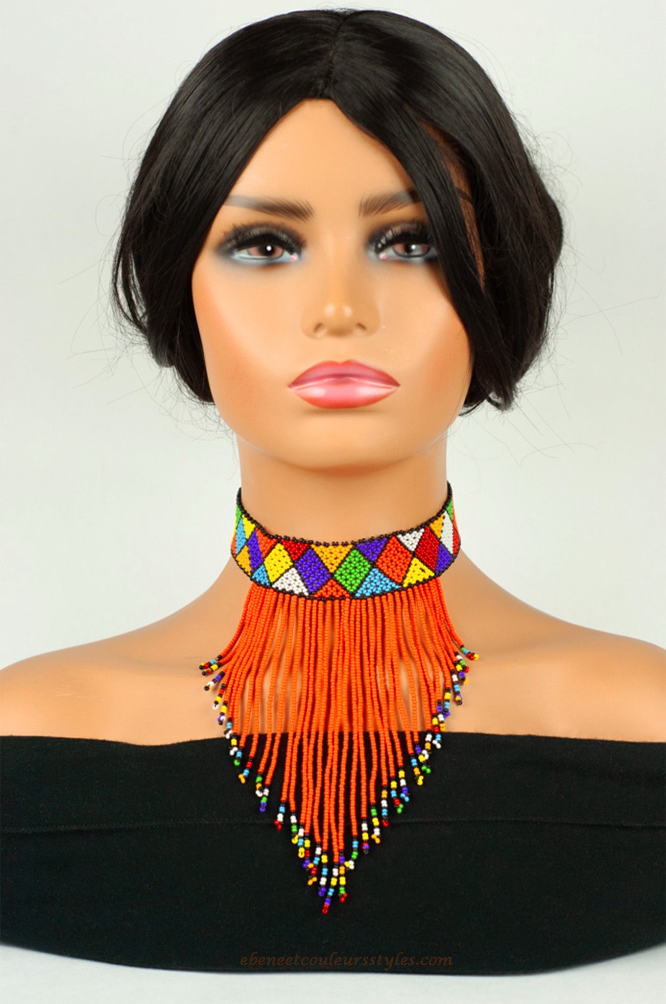 Ébène et Couleurs Styles- collier Massai