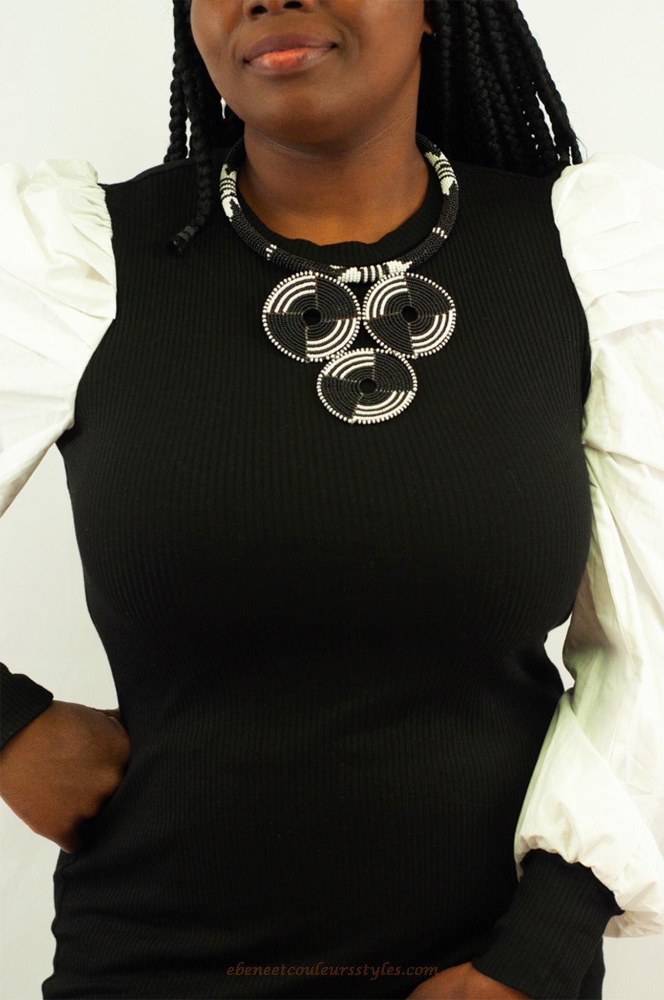 Ébène et couleurs styles- collier zulu