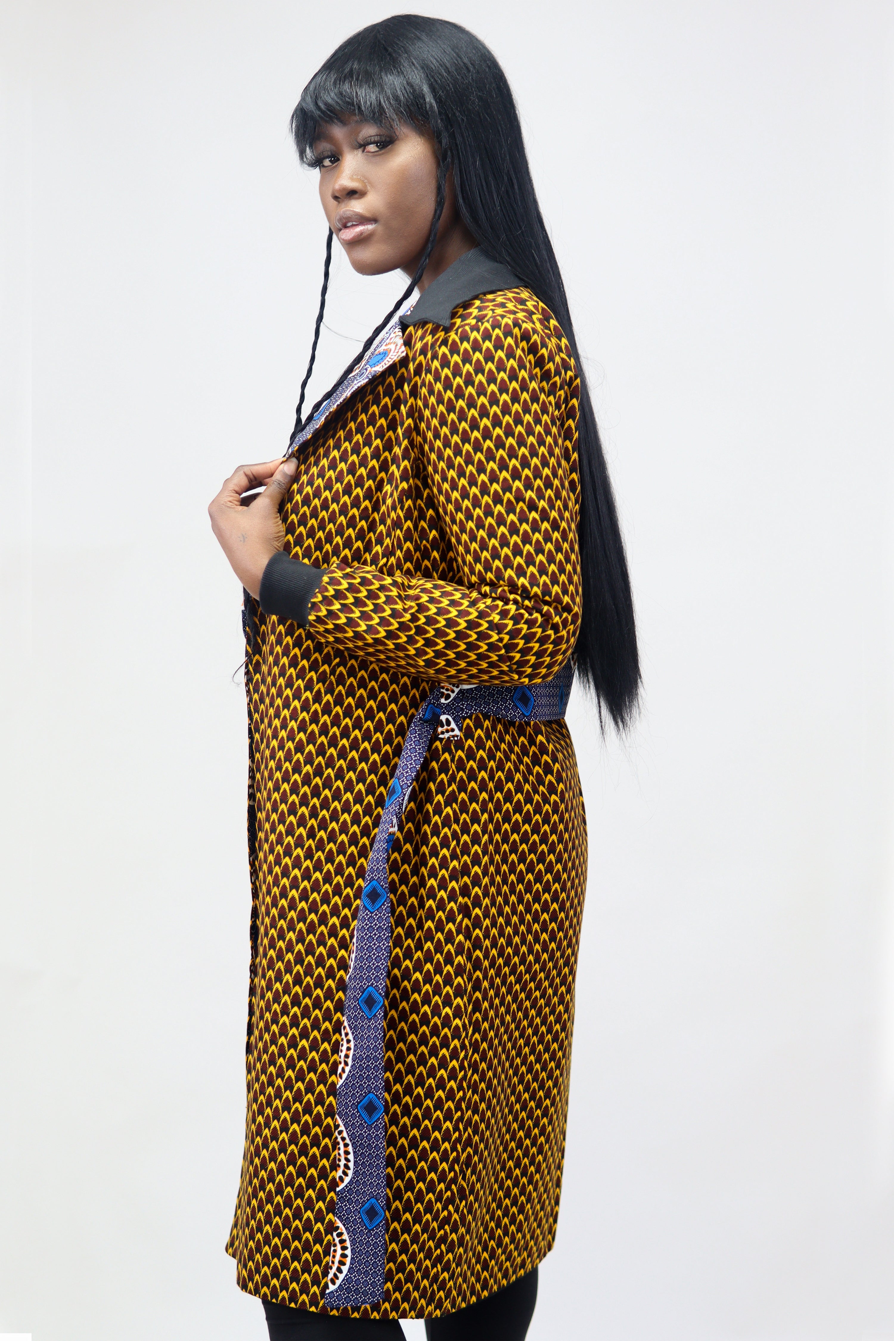 Ébène et couleurs styles-veste/trench coat 