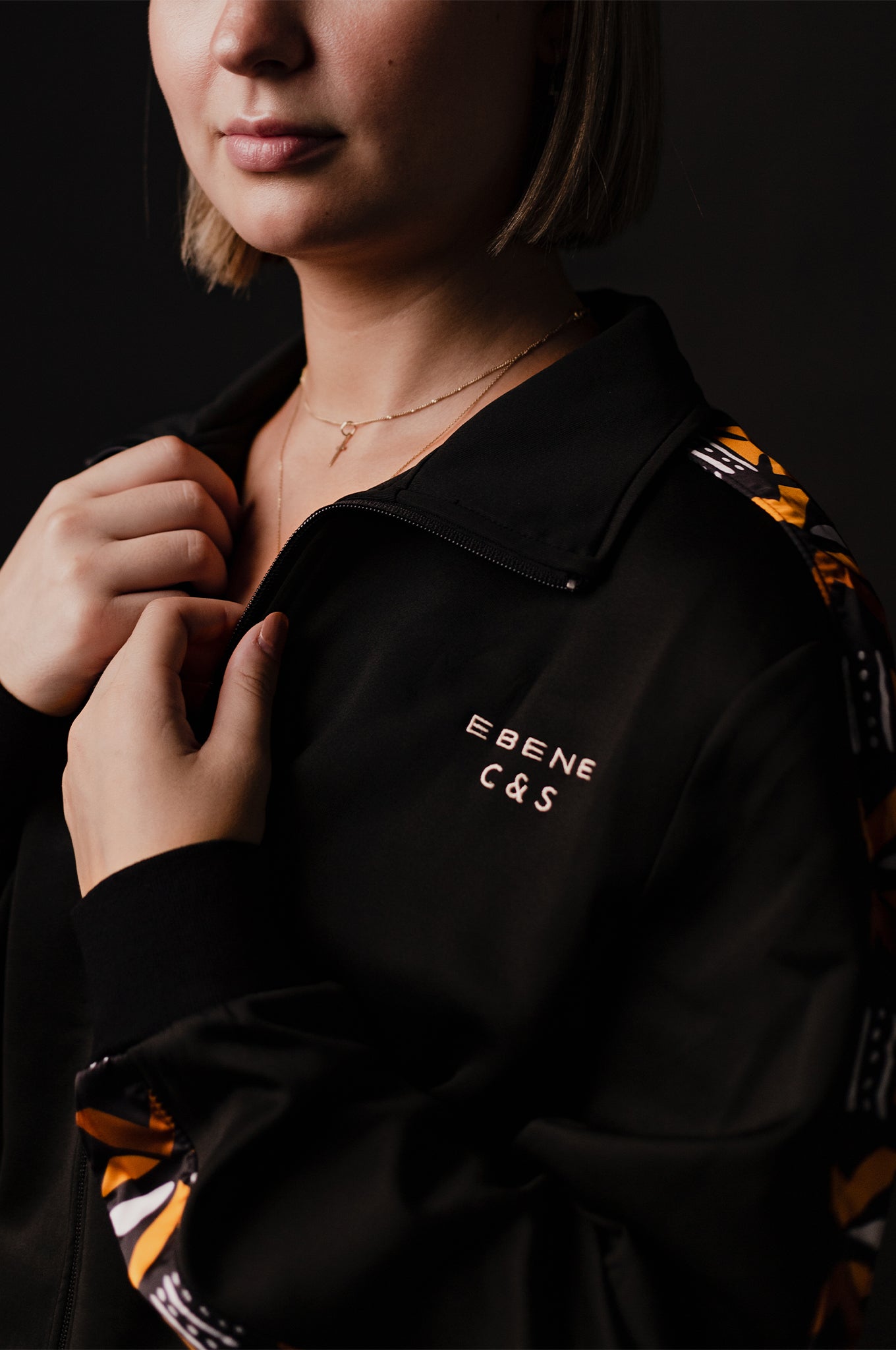 Veste de survêtement athlétique unisex bande ethnique